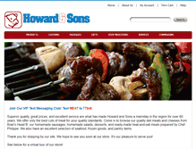 Tablet Screenshot of howardandsons.net